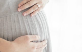 Woman after seeking the fertility treatment