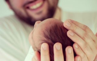 Father And baby after basic semen analysis results